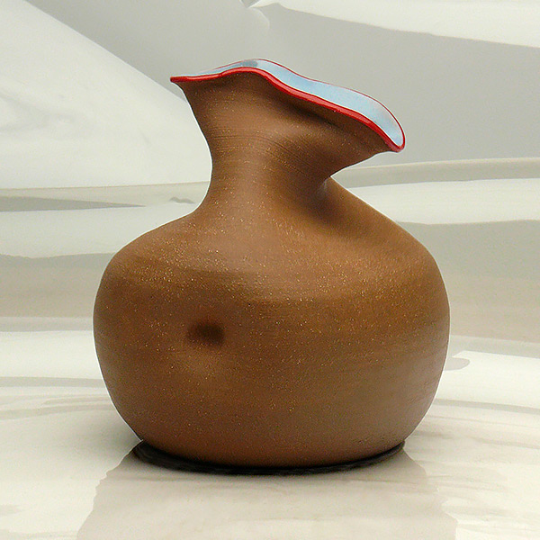 14-864. Dimples Vase. Amorphic vase.